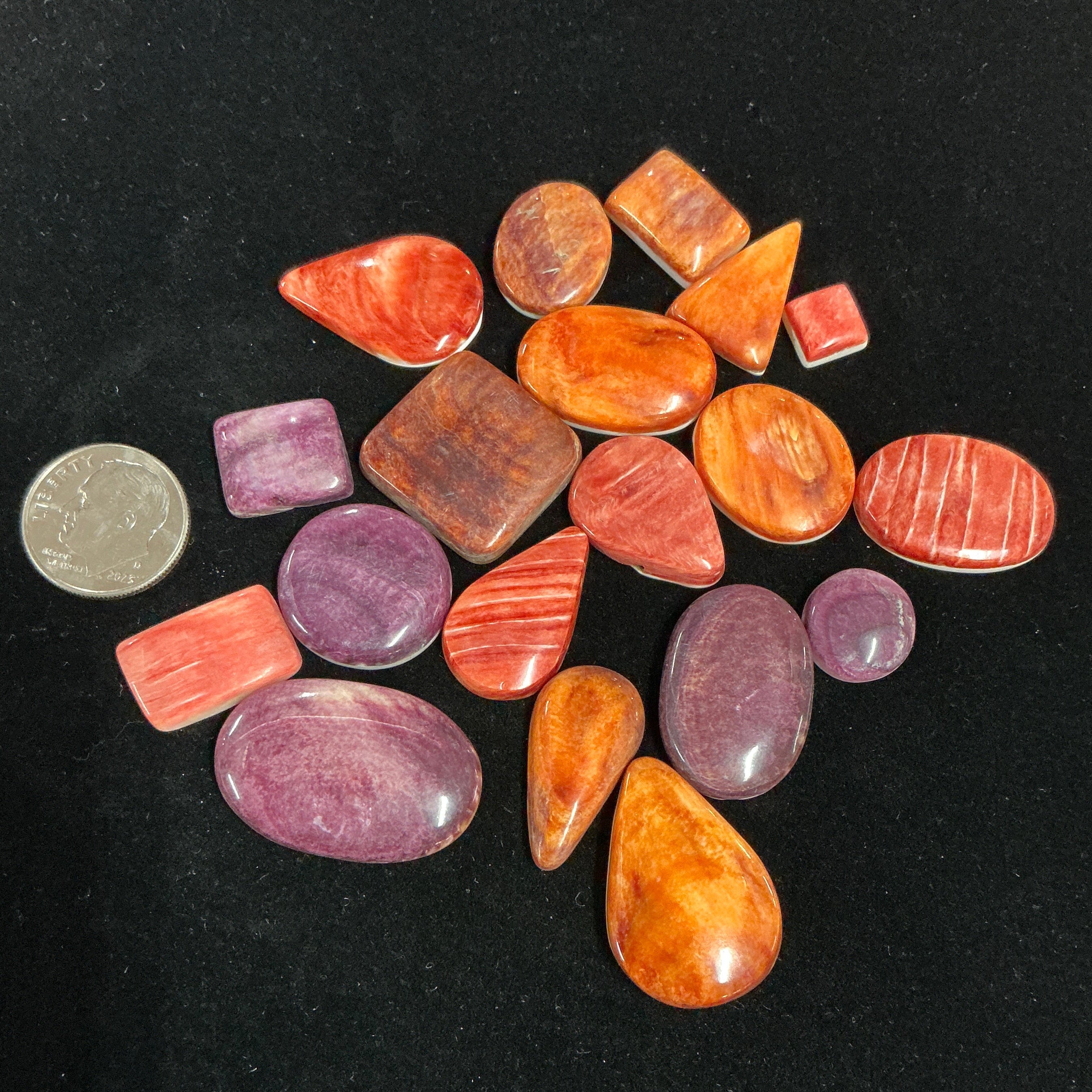 200 CARATS SPINY CABOCHONS. Lot 2. $139.