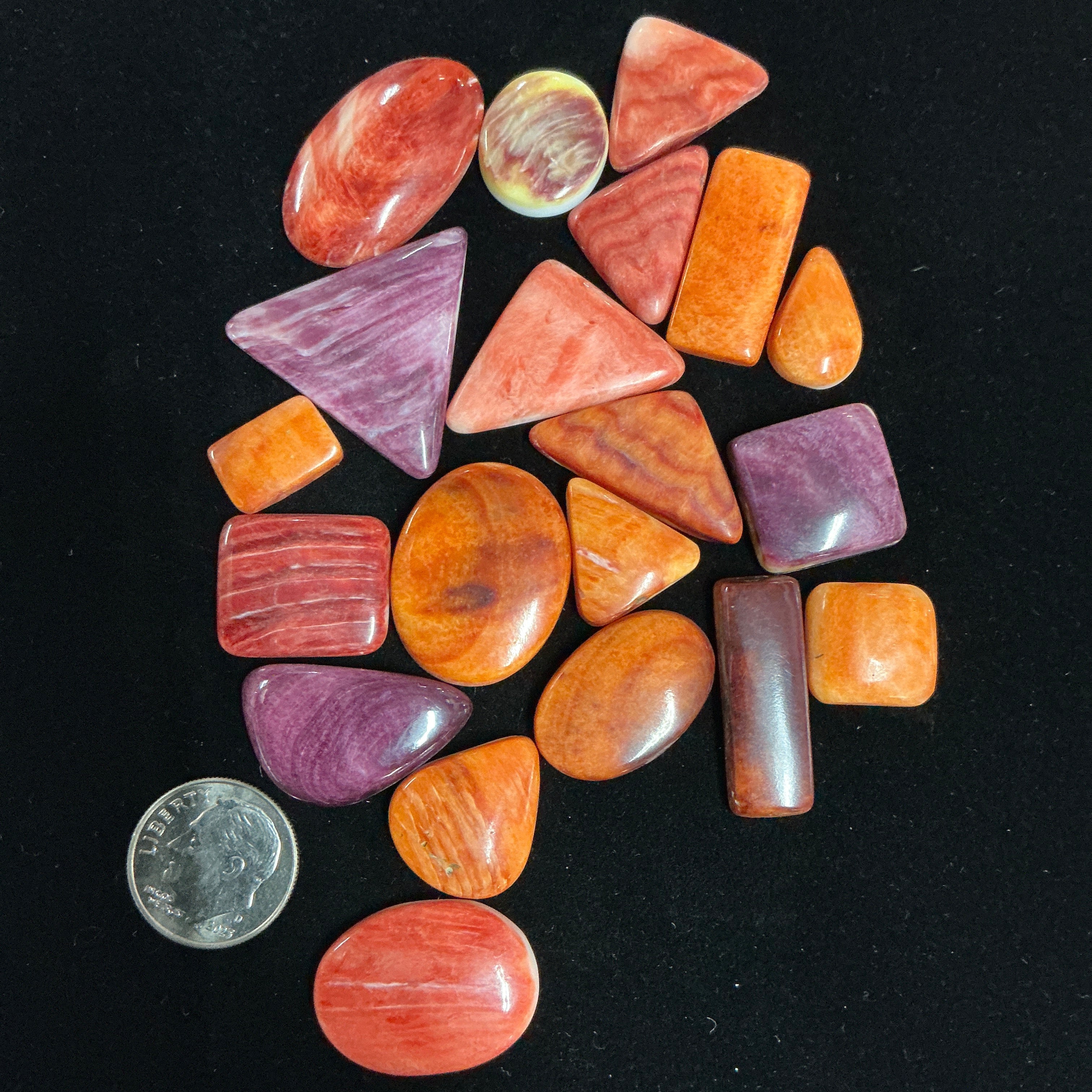 200 CARATS SPINY CABOCHONS. Lot 4. $139.