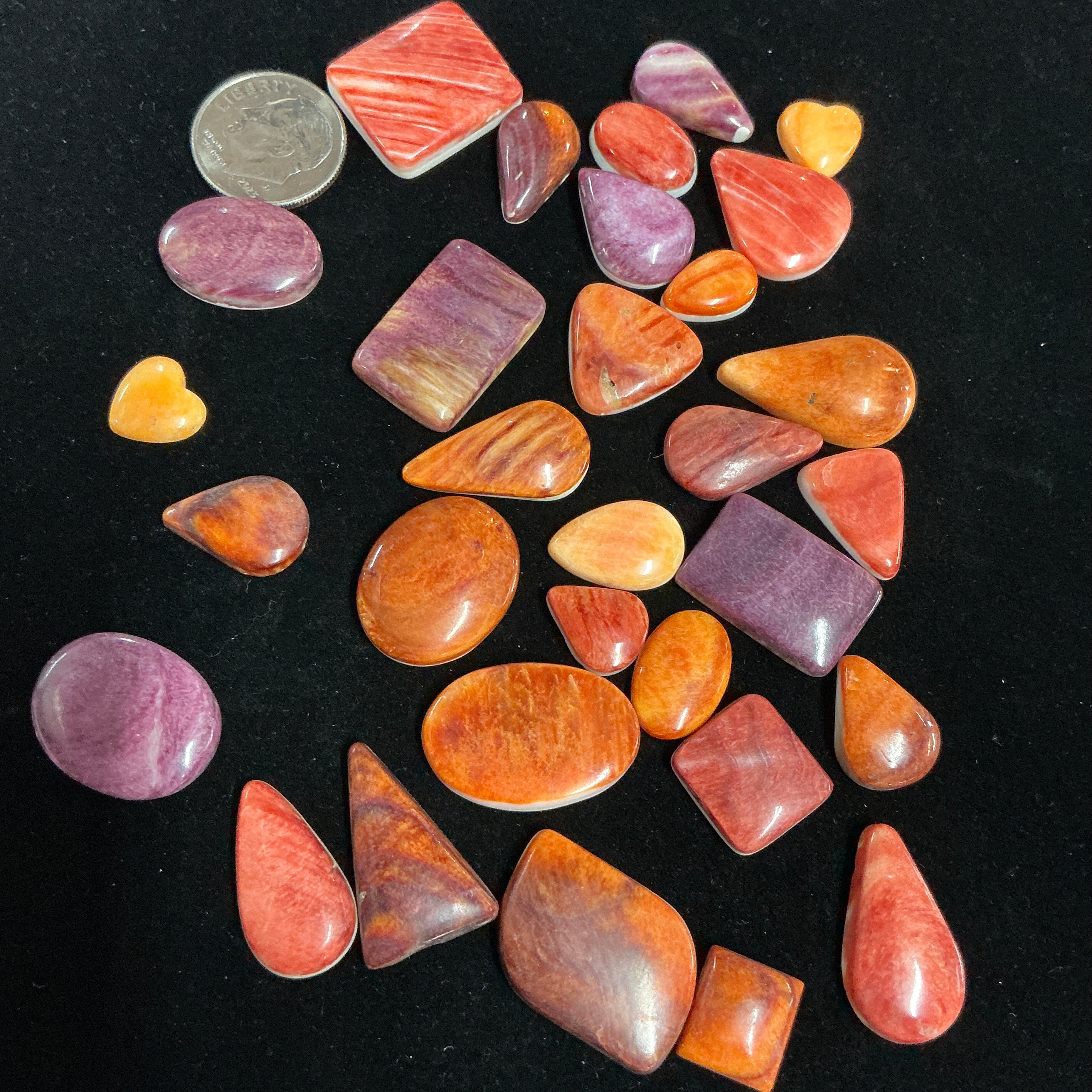 200 CARATS SPINY CABOCHONS. Lot 3. $139.
