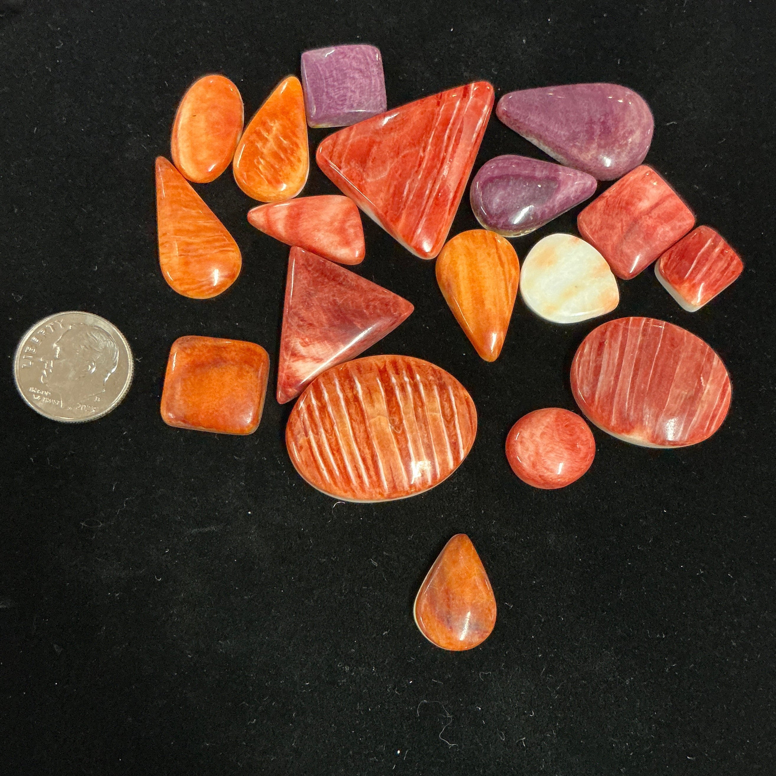200 CARATS SPINY CABOCHONS. Lot 5. $139.