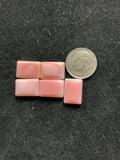 10x14mm Pink Conch Cabochons. Set of 5. $37.50.