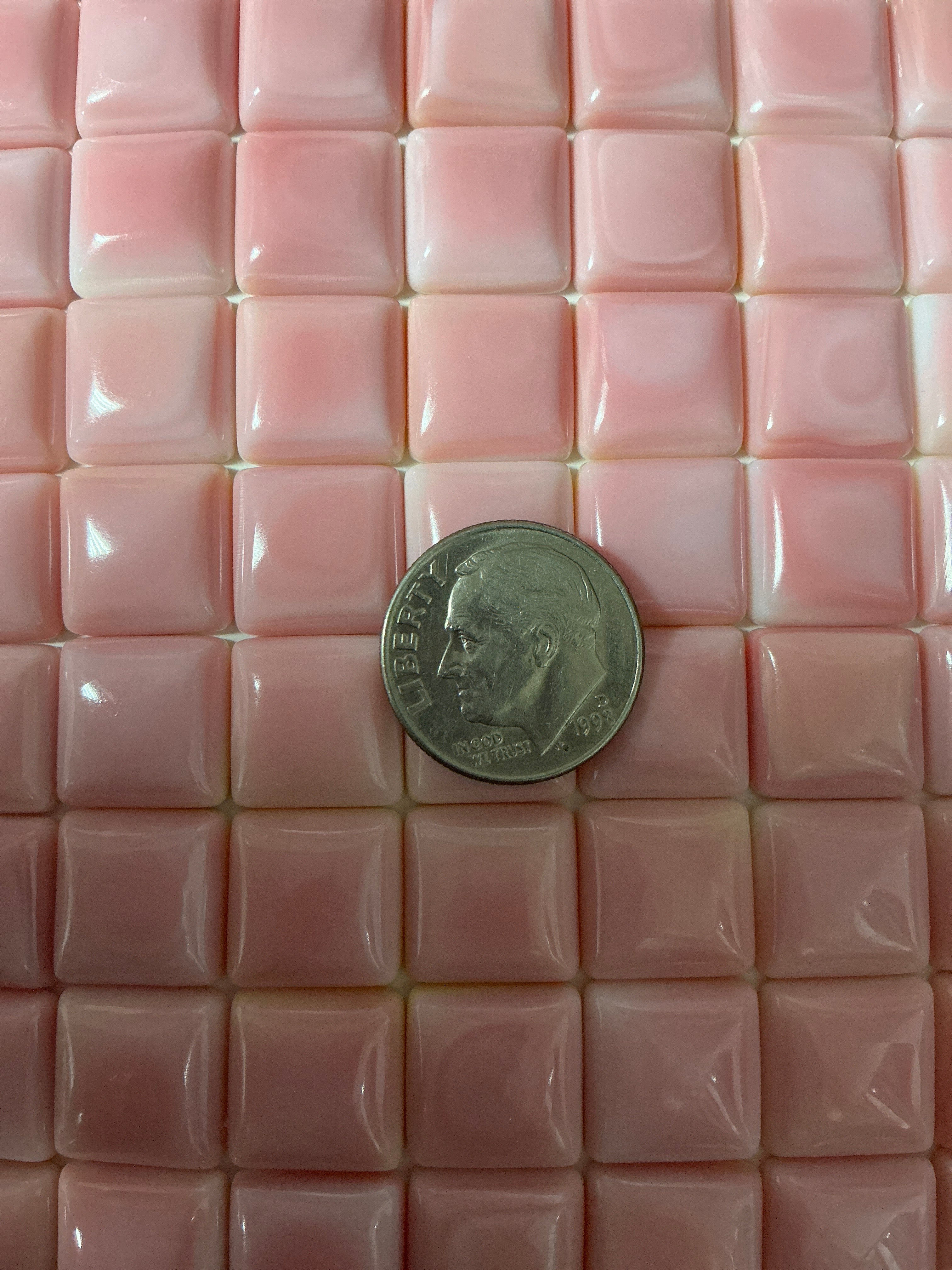 12mm Pink Conch Cabochons. Set of 5. $30.