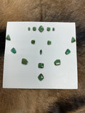 Turquoise Cabochons Card Set. Lot 5. $330.