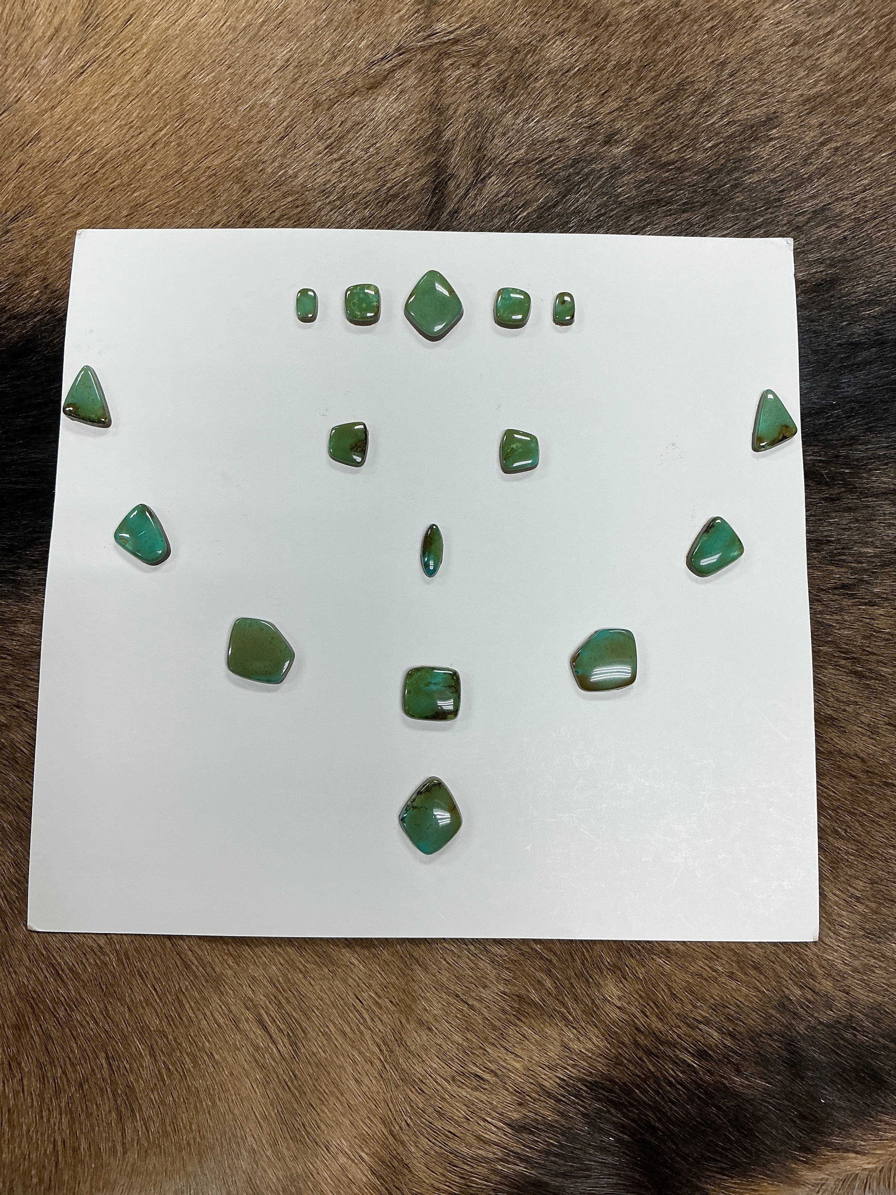 Turquoise Cabochons Card Set. Lot 5. $330.