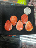 18x25mm Pear Shaped Cabochon Lot of 5. $40.