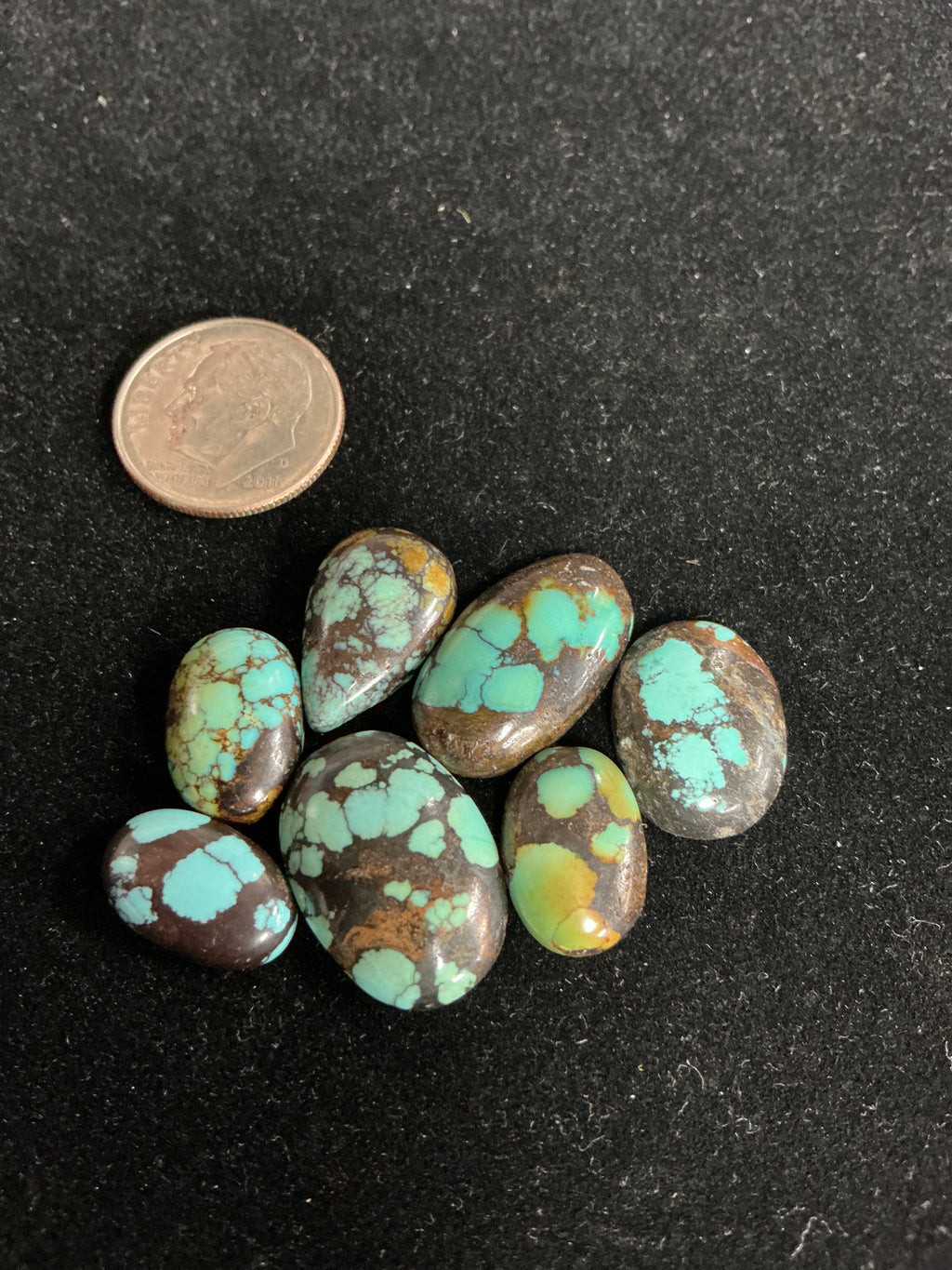Old Spiderweb Turquoise Lot 2. ~42 carats. $84.