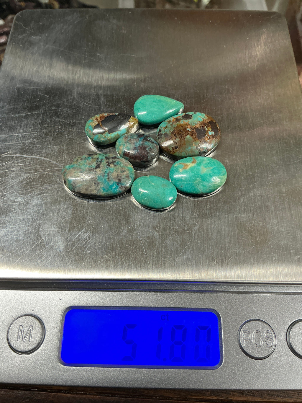 American Turquoise Lot2. ~50 Carats. $50.