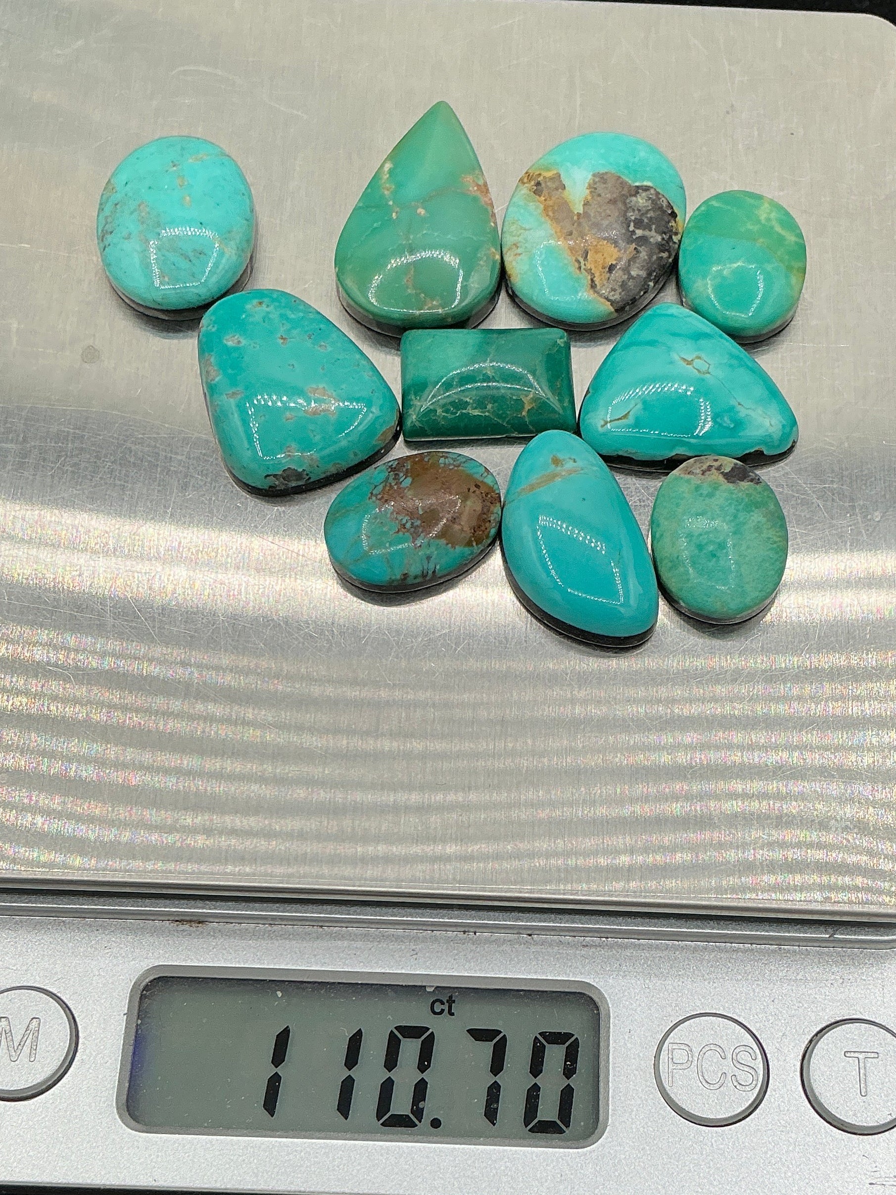 Genuine Turquoise Cabochons. ~100 Cts. $69.