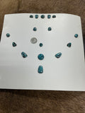 Turquoise Cabochons Card Set. Lot 11. $162.