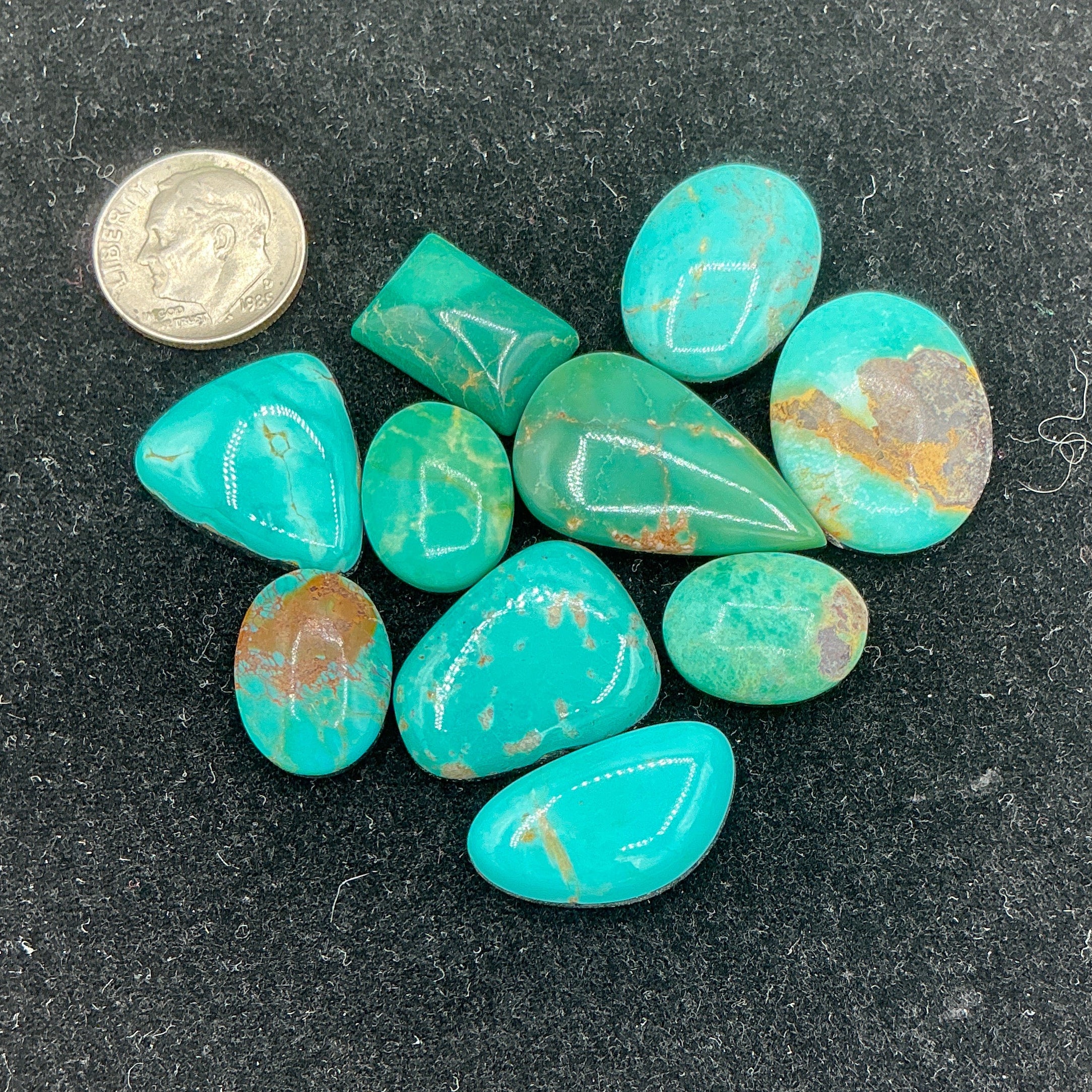 Genuine Turquoise Cabochons. ~100 Cts. $69.