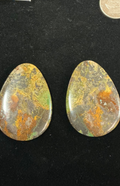 BLACK JACK TURQUOISE CABOCHONS. LOT 10. ~ Carats. $