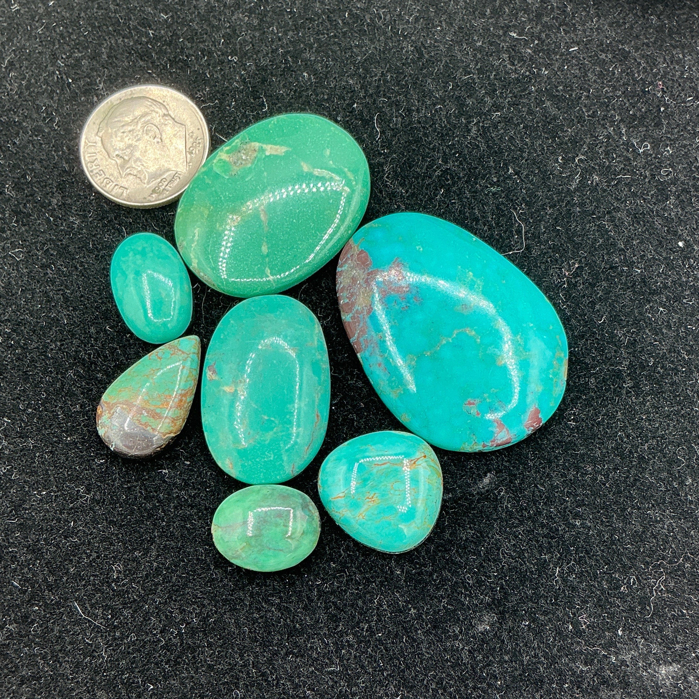 Genuine Turquoise Cabochons. ~100 Cts. $69.