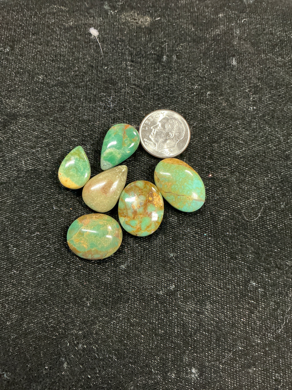 American Turquoise Lot 6. ~50 Carats. $50.