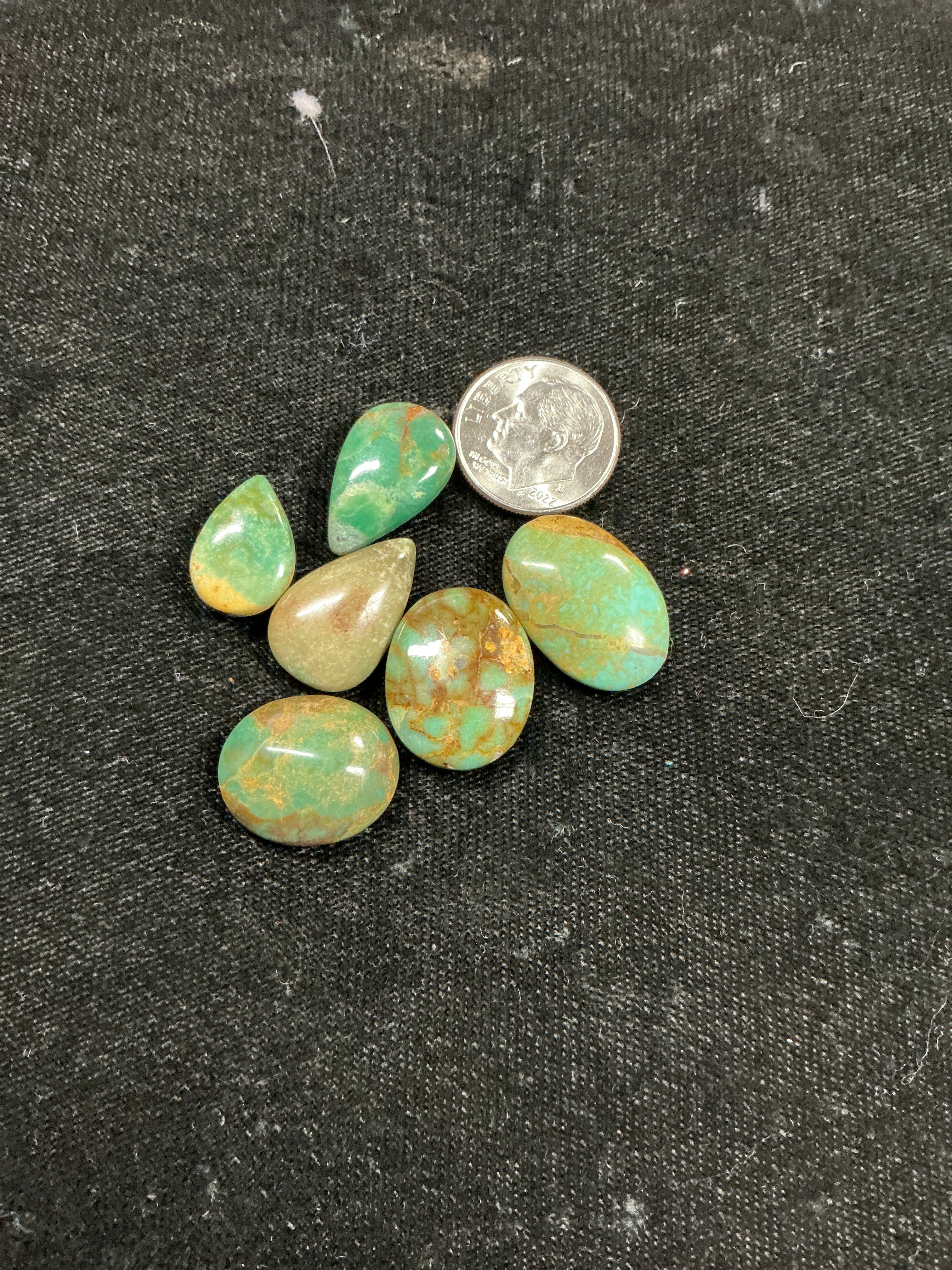 American Turquoise Lot 6. ~50 Carats. $50.