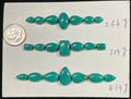 Turquoise Cabochons Card Set. Lot 56.$99.