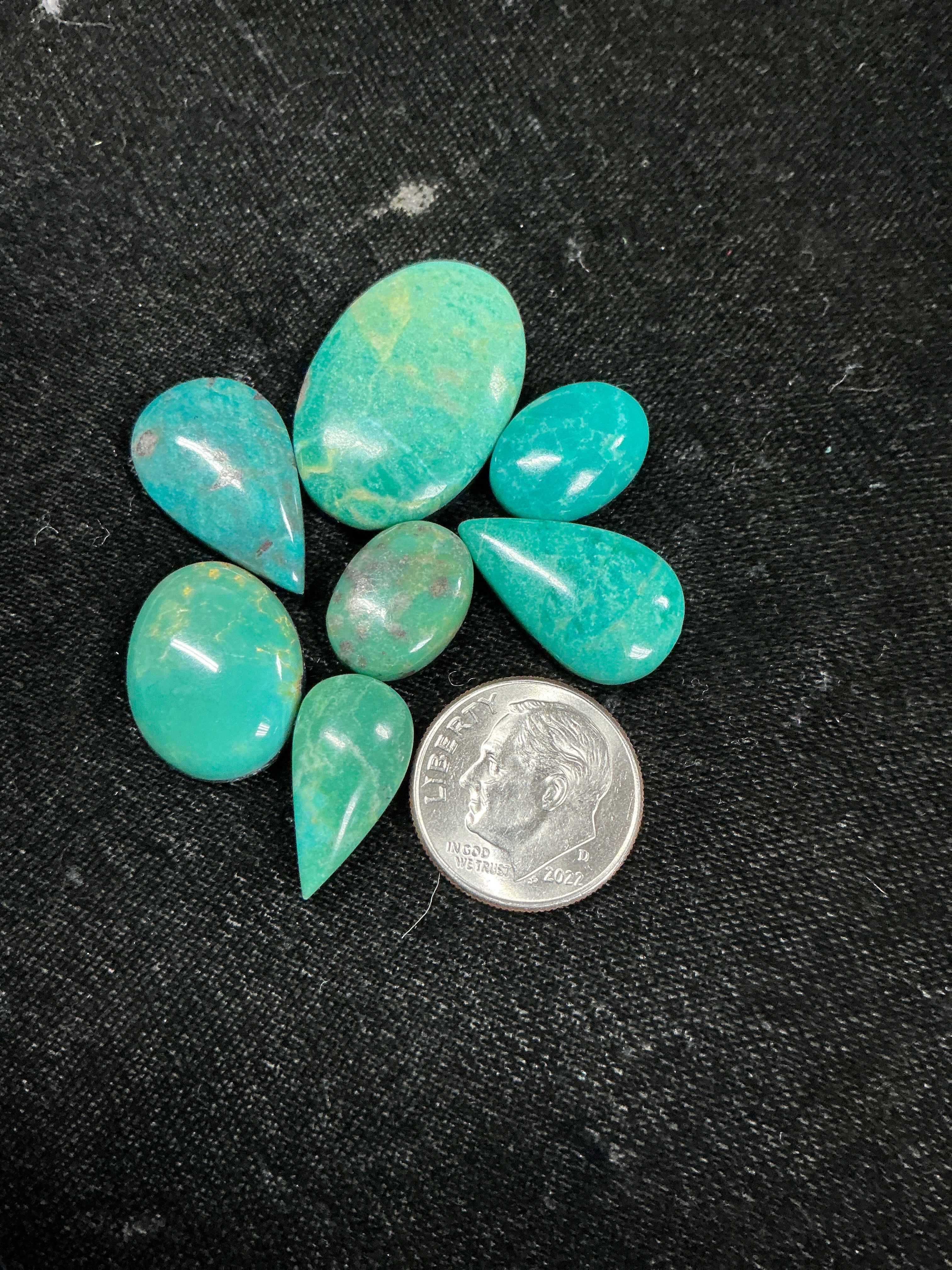 American Turquoise Lot 8. ~50 Carats. $50.