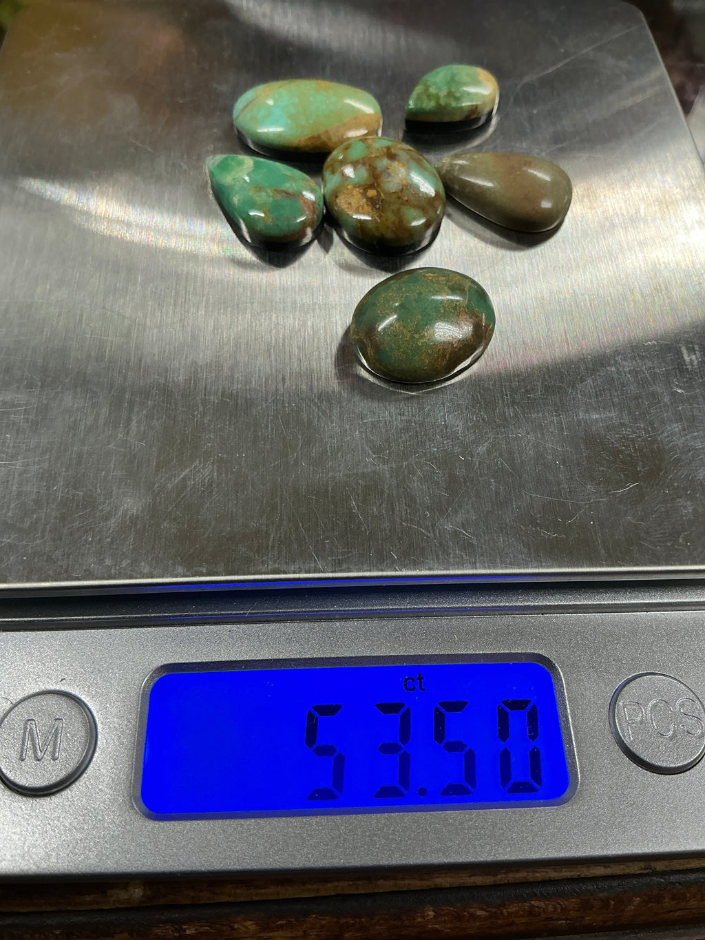 American Turquoise Lot 6. ~50 Carats. $50.