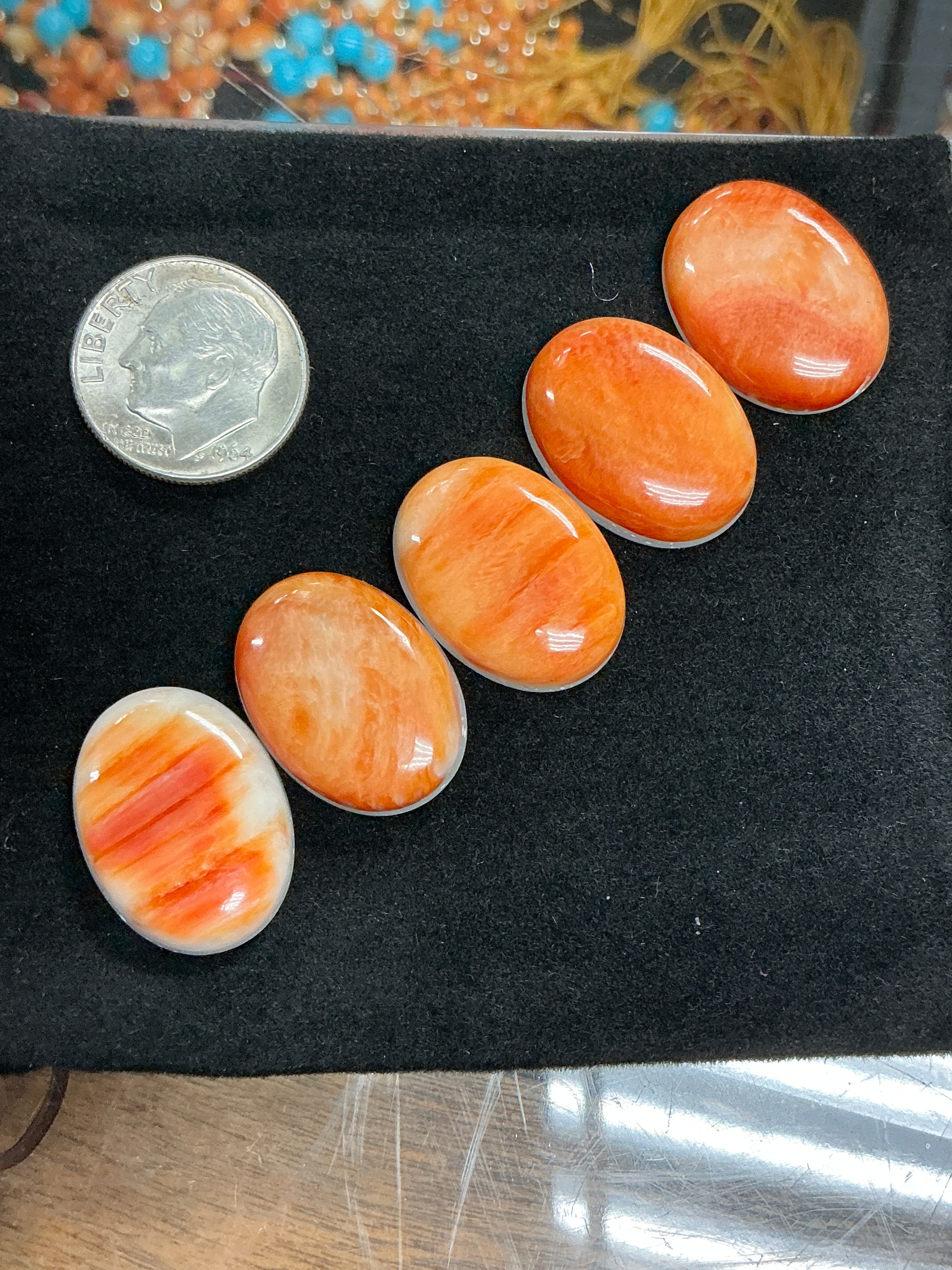 15x20mm Oval Shaped Cabochon Lot of 5. $30