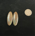BLACK JACK TURQUOISE CABOCHONS. LOT 5. ~ 34Carats. $34