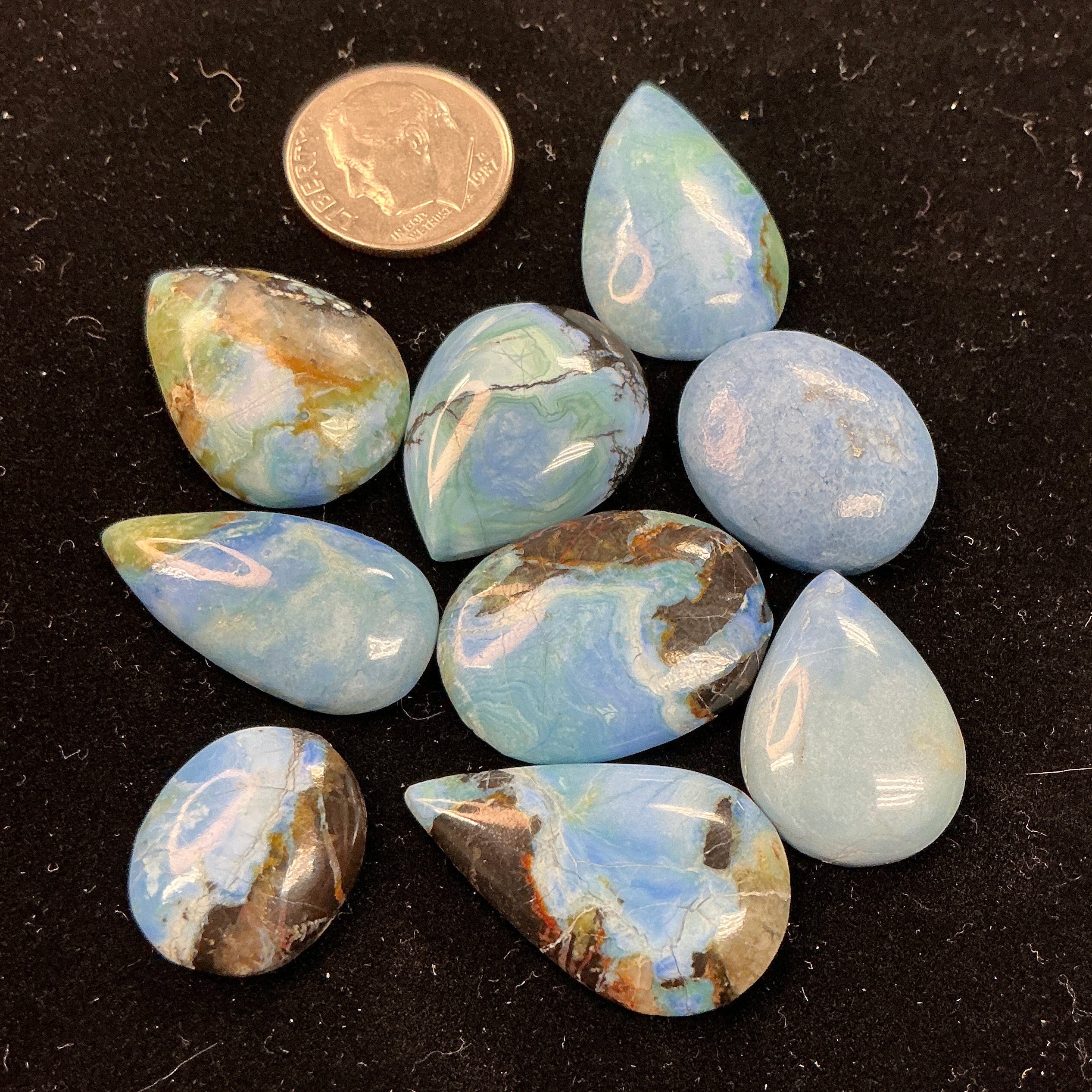 Golden Hills Turquoise. Over 100 cts. $95.