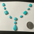 Sleeping Beauty Turquoise Cabochons Card Set. Lot 81. $75.