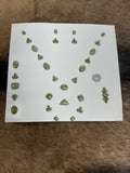 Turquoise Cabochons Card Set. Lot 32. $222.
