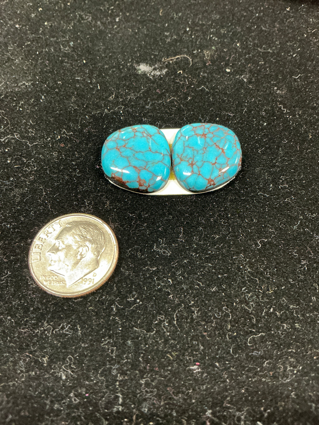 Matching Egyptian Turquoise Cabs. ~17 Carats. $51.