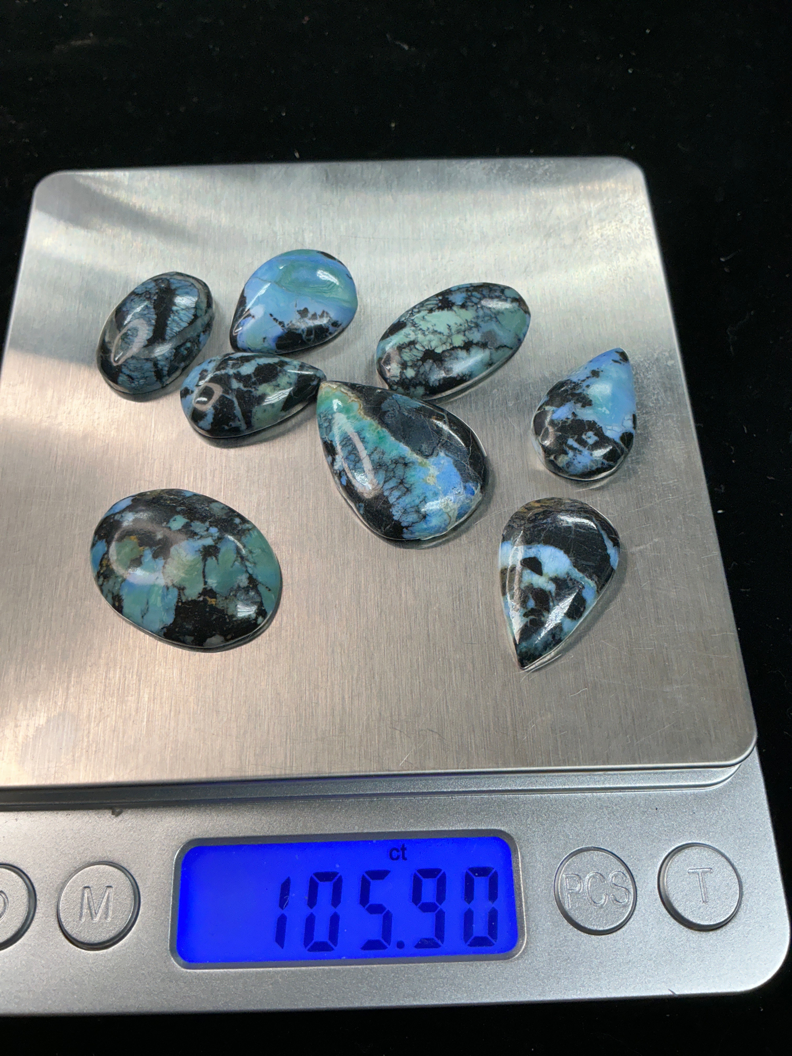 Golden Hills Turquoise. Over 100 cts. $95.