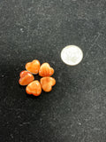 12mm Spiny Hearts Lot of 5. $20.00