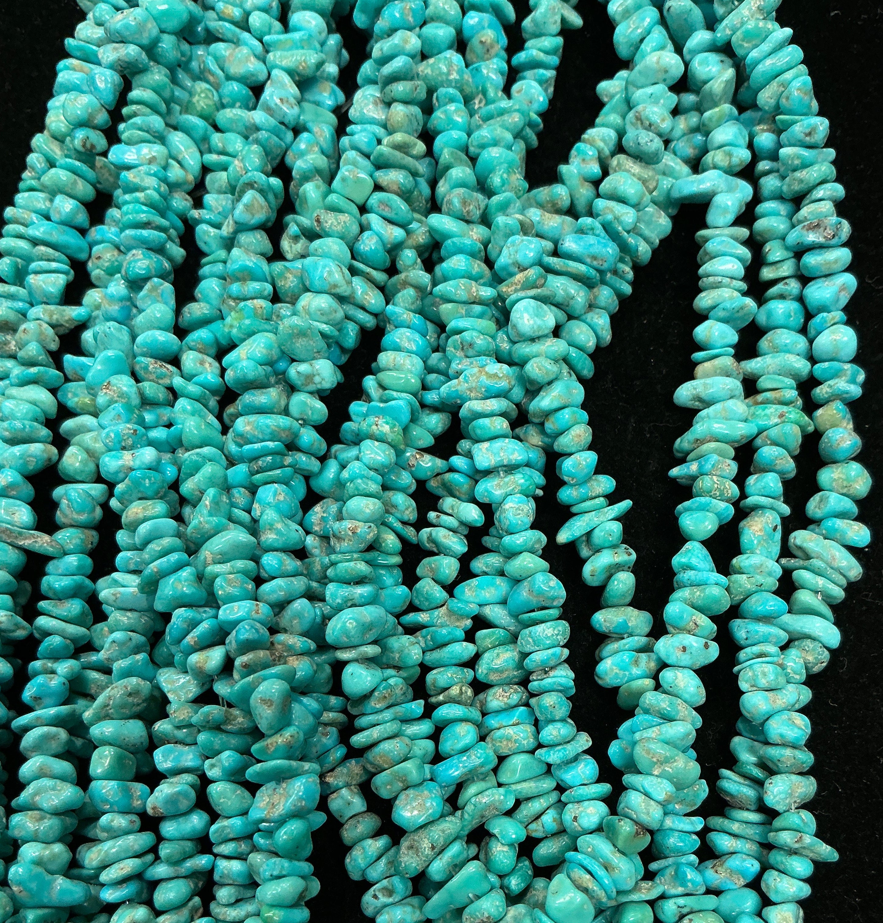 16” Light Blue Sleeping Beauty Chip Strand.$24.