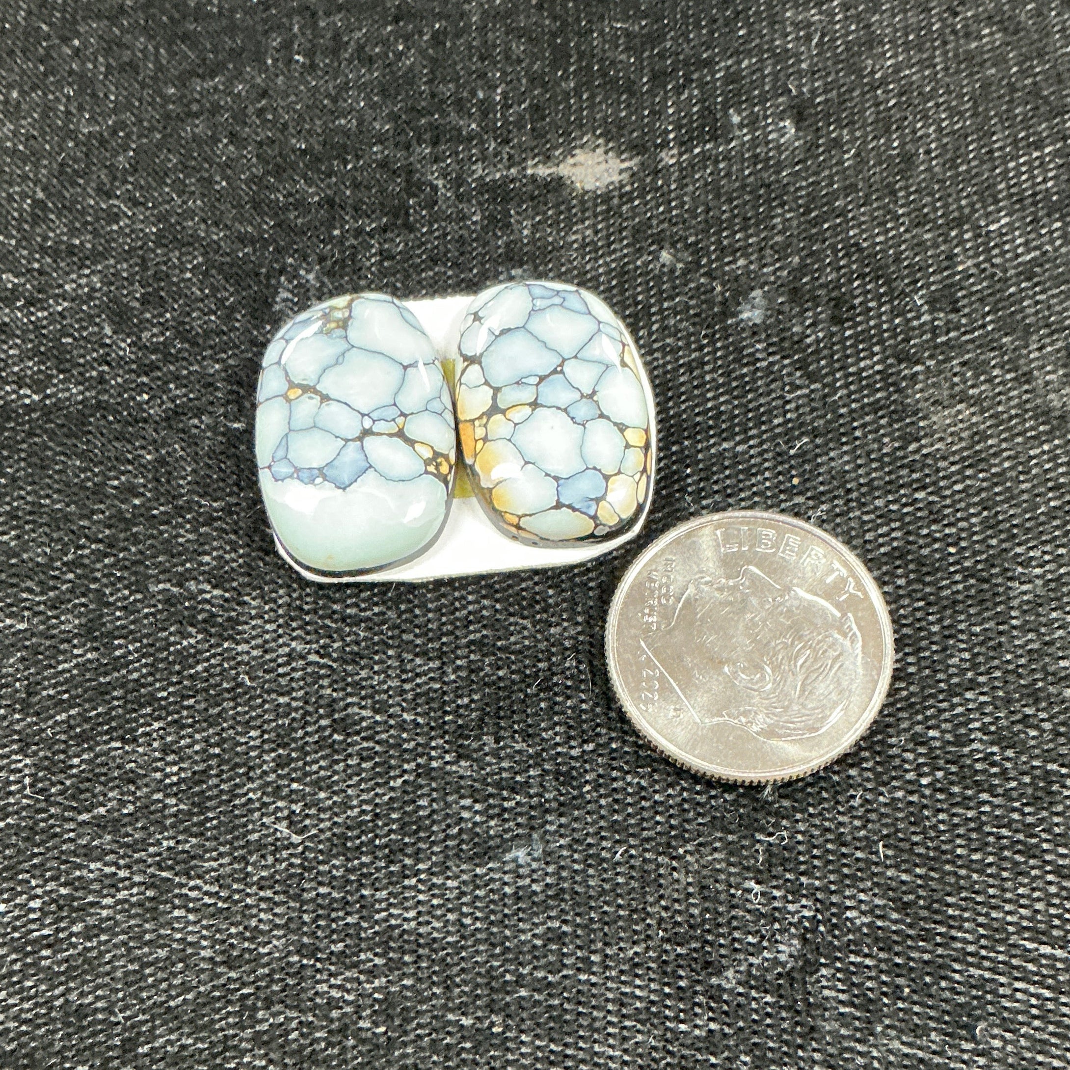 14 Carat Natural Golden Hills Matched Set. $58. Lot 2.