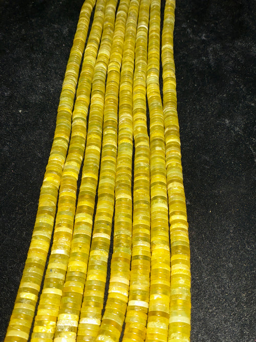 16” Serpentine Heishi Bead Strand. $20.