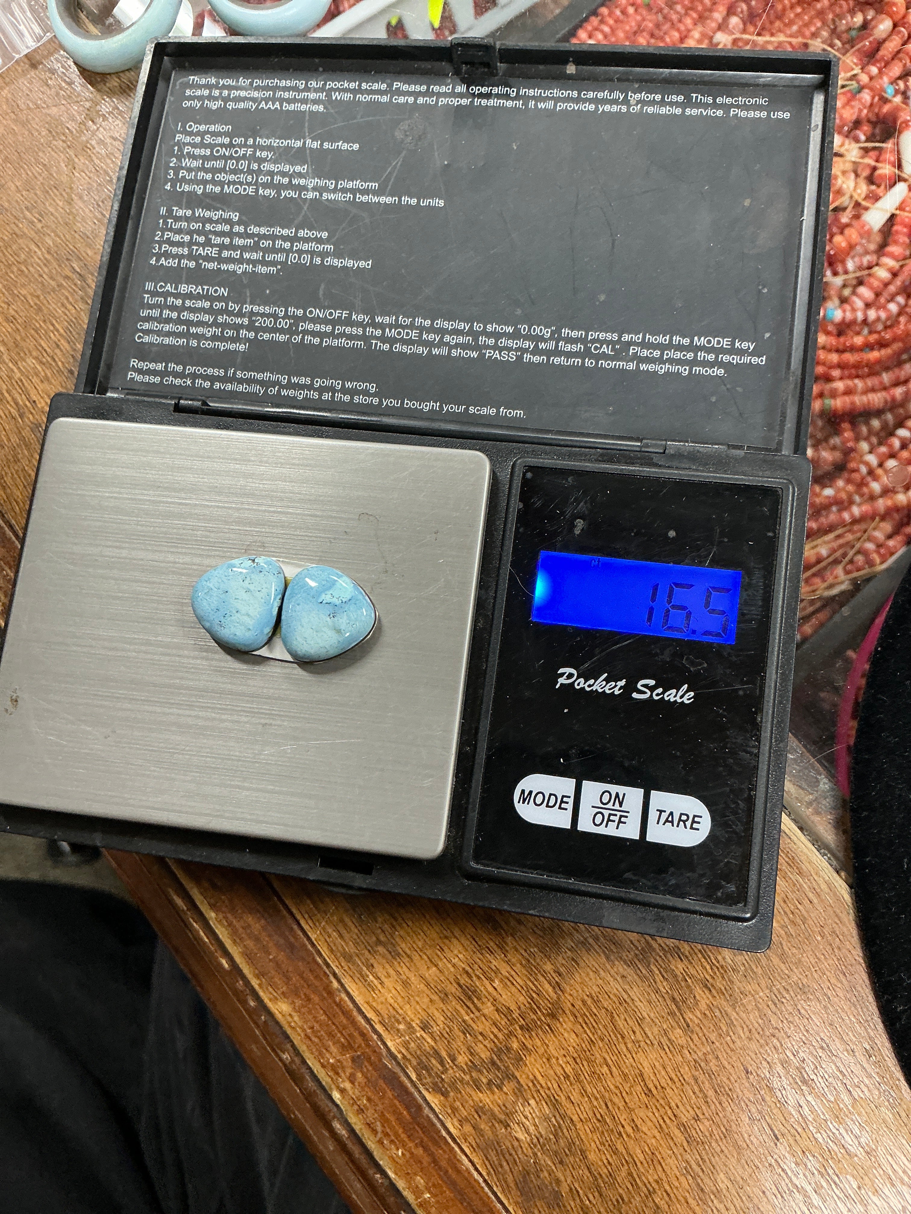 16 Carat Natural Golden Hills Matched Set. $64. Lot 8