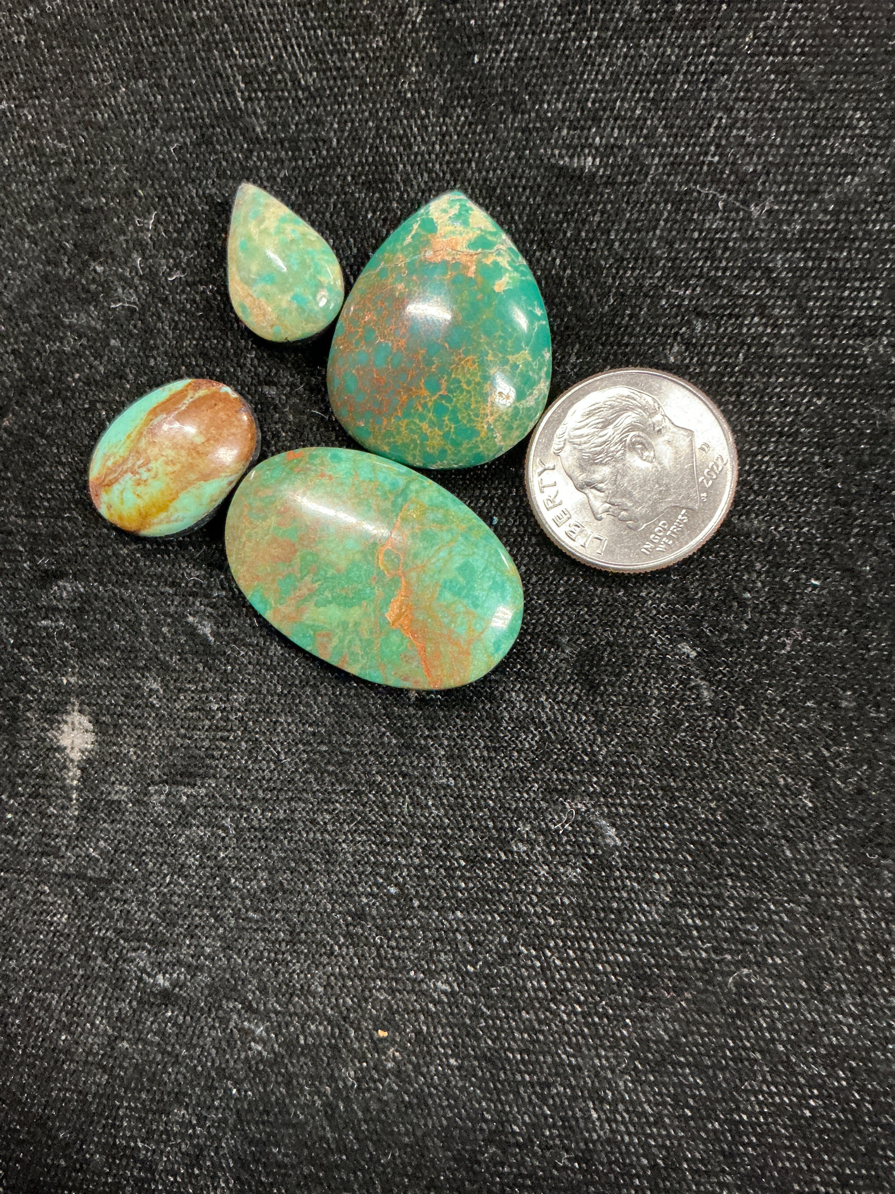 American Turquoise Lot4.  ~50 Carats. $50.