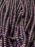 16” Strand of Purple Composite Beads 4mm. $24.