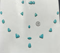 Turquoise Cabochons Card Set. Lot 16.$132.