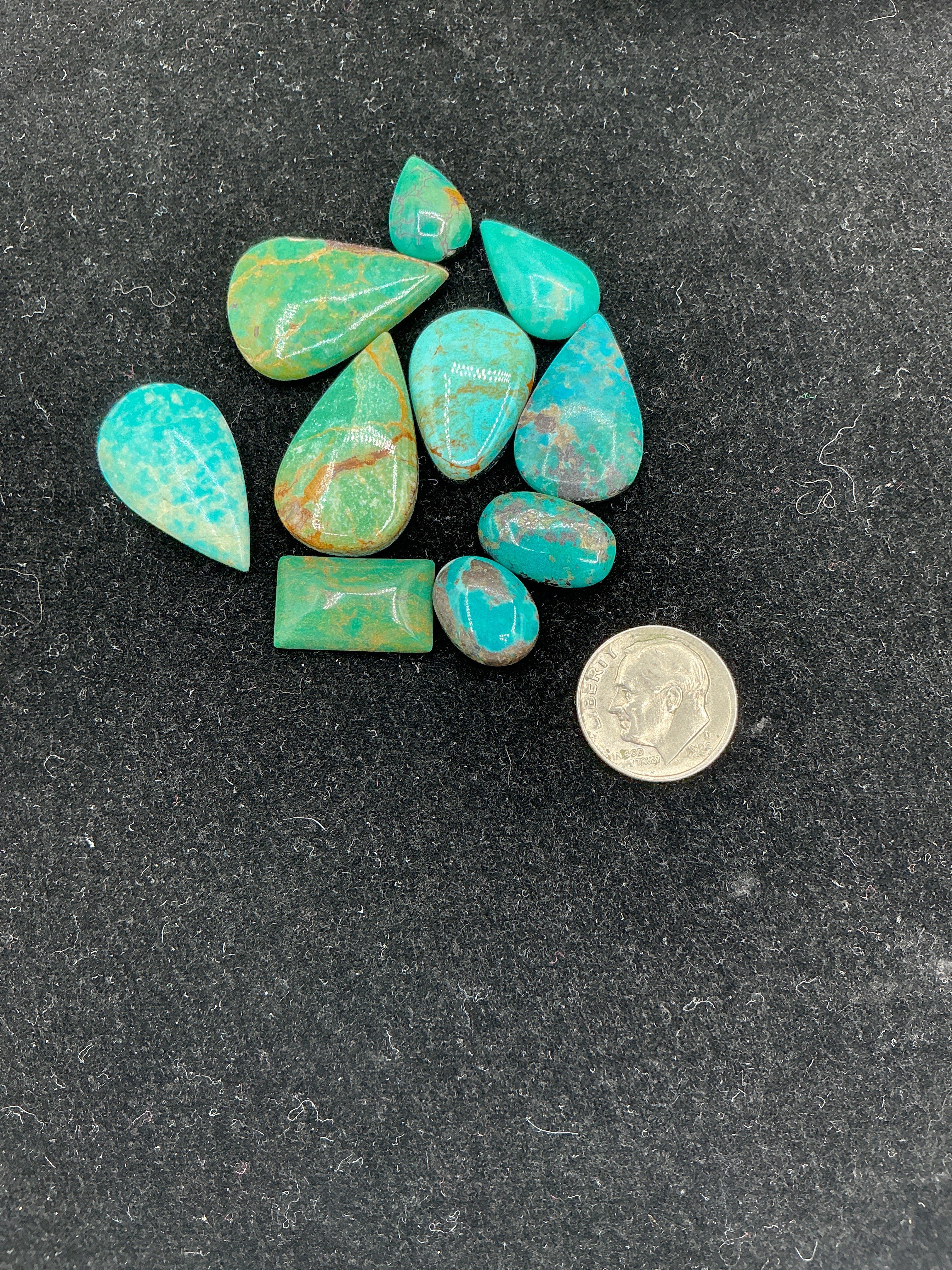 Genuine Turquoise Cabochons. ~100 Cts. $69.