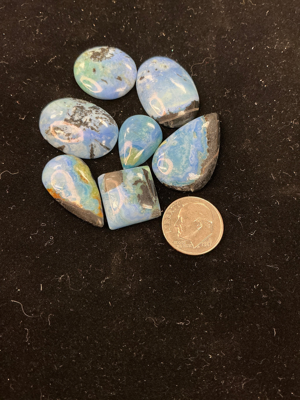 Golden Hills Turquoise. Over 100 cts. $95.