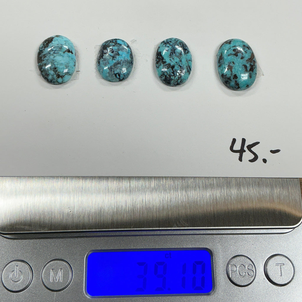 Turquoise Cabochon Card. ~39 Carats. $45.