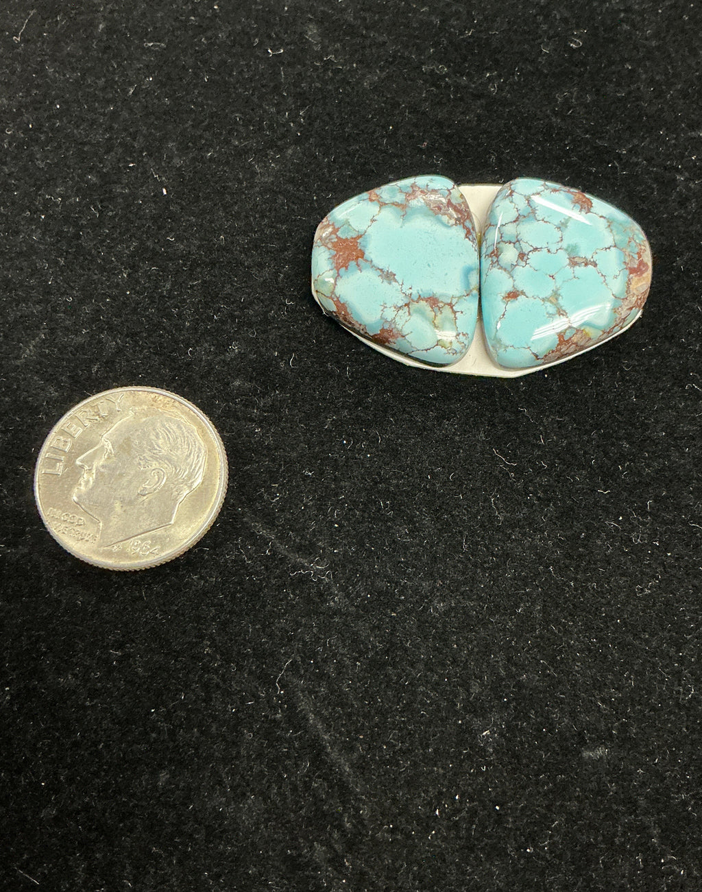 Golden Hills Paired Turquoise Cabochons. Set of 2. Lot 3.~23cts.  $69.
