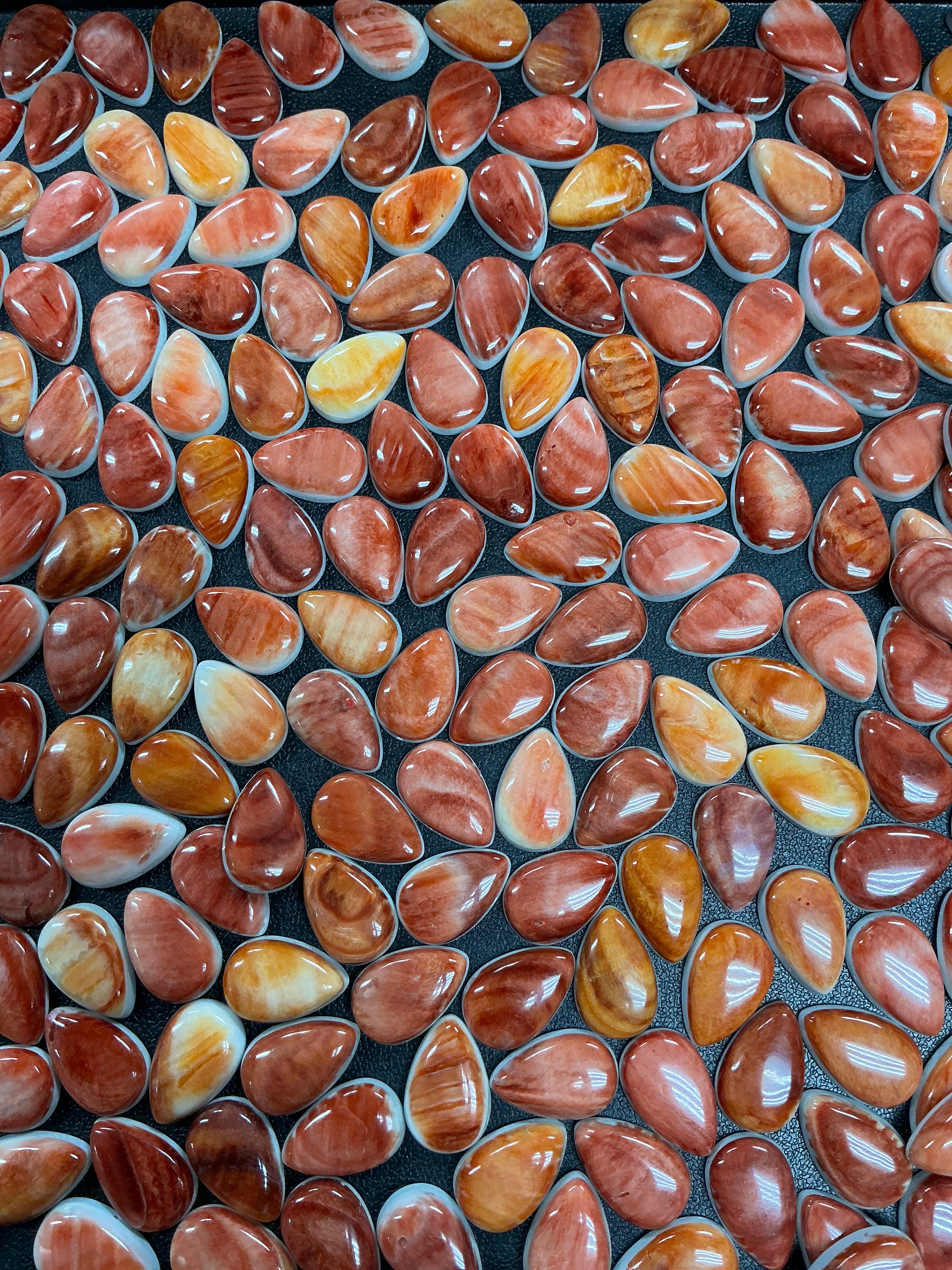 12x18mm Pear Shaped Cabochon Lot of 5. $20.