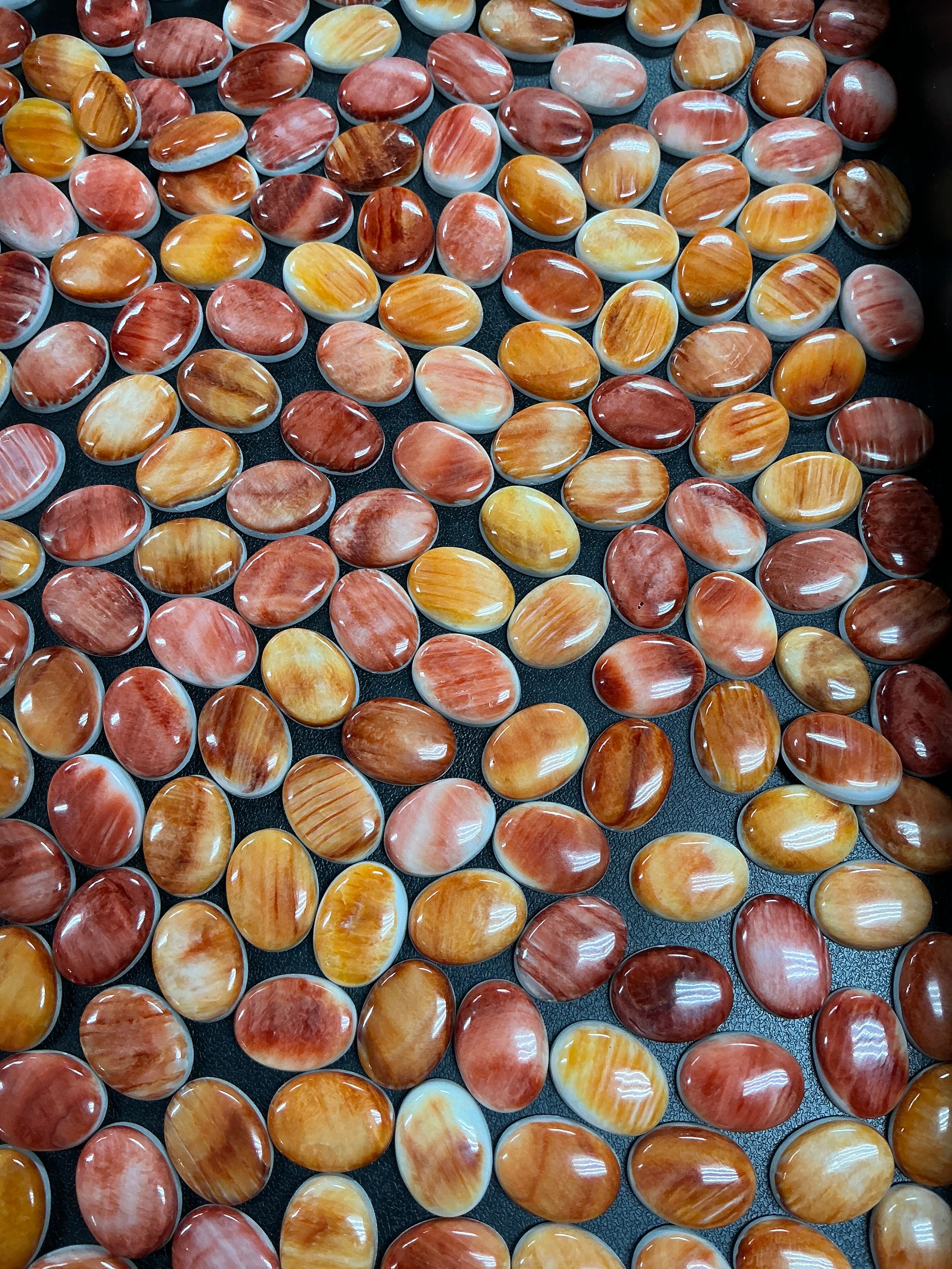 15x20mm Oval Shaped Cabochon Lot of 5. $30