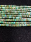 16” Green Turquoise Heishi Bead Strand. $59.