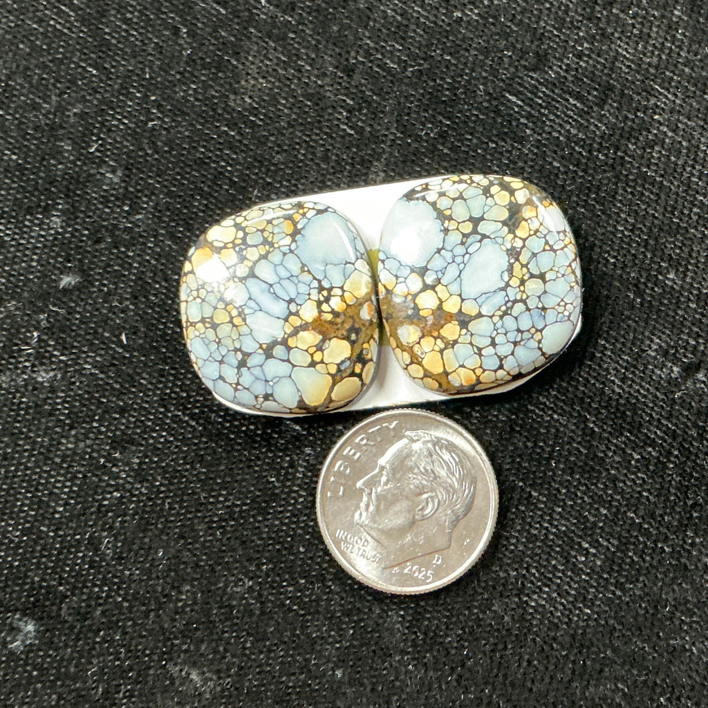 33 Carat Natural Golden Hills Matched Set. $134. Lot 3.