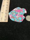 Carved Cotton Candy Composite Eagle Cabochon.$30.