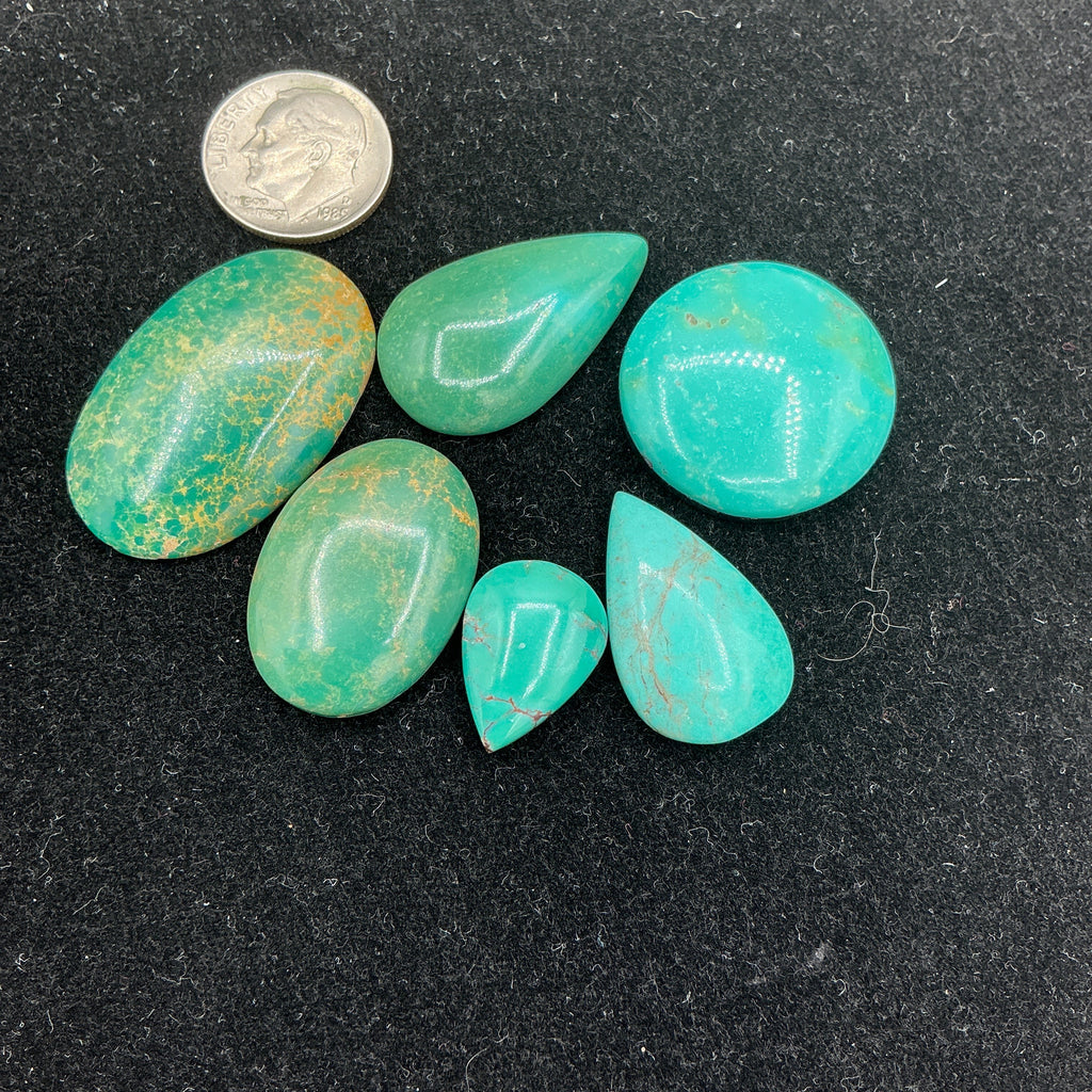 Genuine Turquoise Cabochons. ~100 Cts. $69.