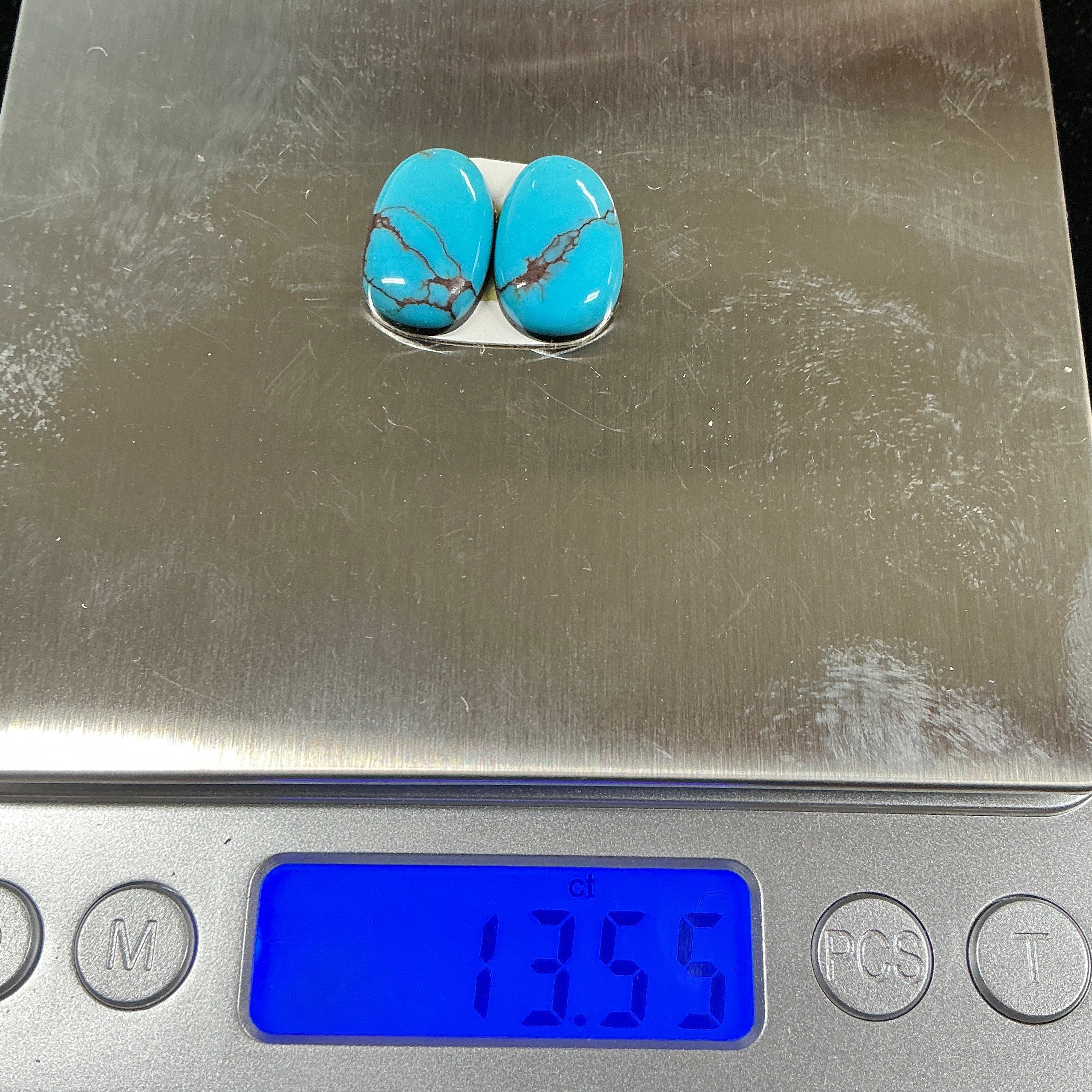 Matching Egyptian Turquoise Cabs. ~13 Carats. $39.