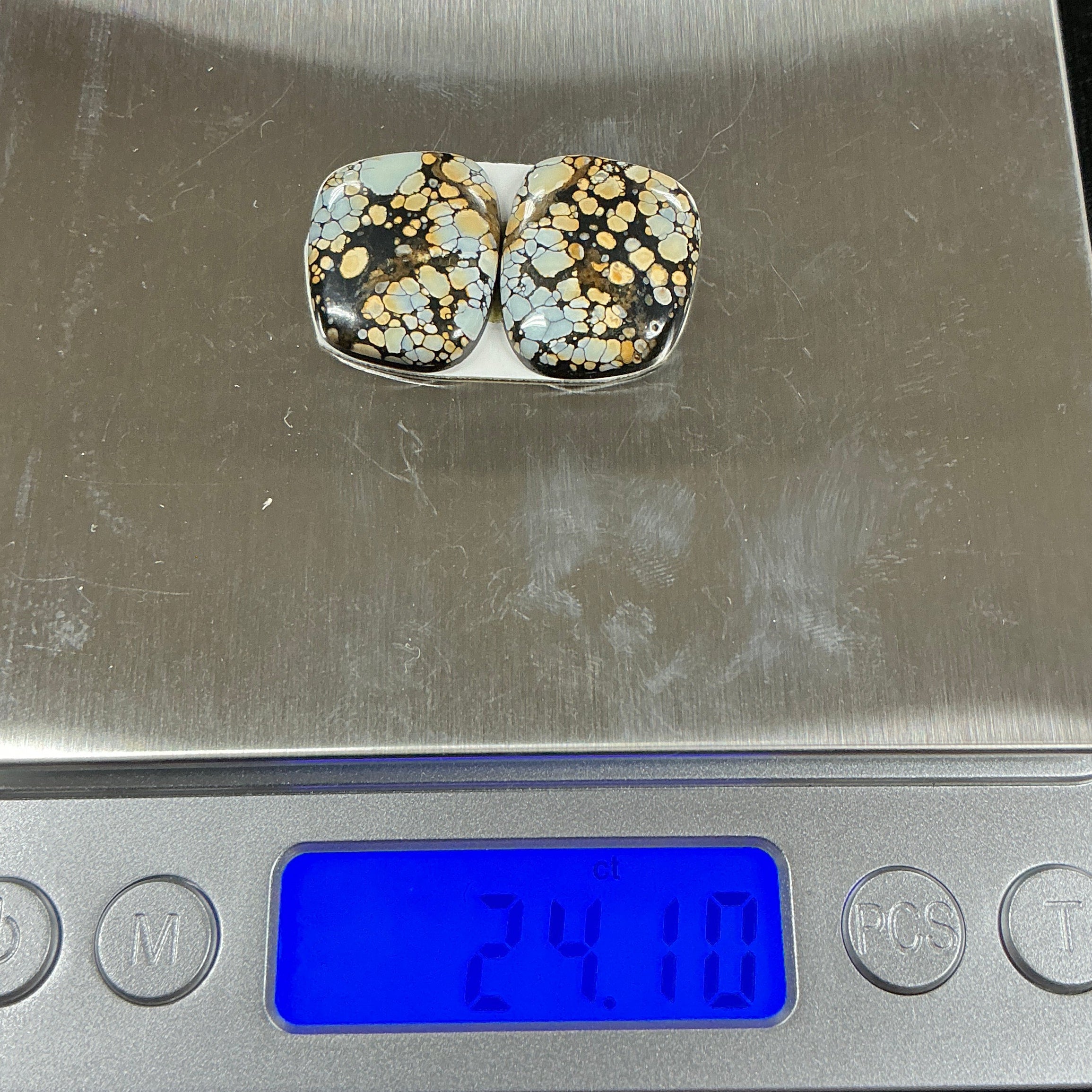 24 Carat Natural Golden Hills Matched Set. $96. Lot 1.