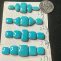 Sleeping Beauty Turquoise Cabochons Card Set. Lot 85. $150.