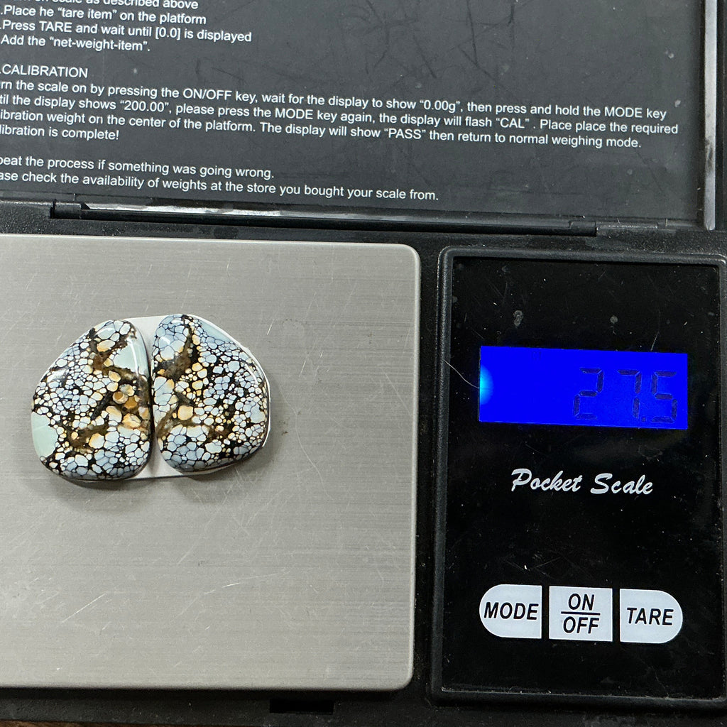 27 Carat Natural Golden Hills Matched Set. $110. Lot 4